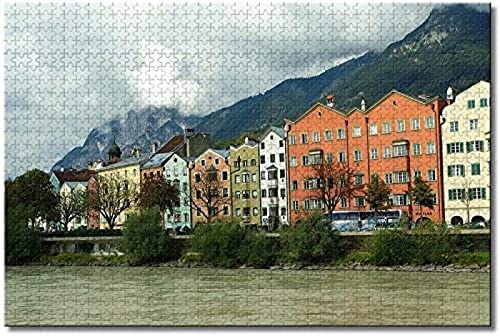 1000-teiliges Puzzle für Erwachsene und Kinder, Innsbruck, anspruchsvolle Puzzlespiele für Erwachsene, perfekt für Kinder, Lernspiel, Unterhaltungsgeschenk. 26 x 38 cm von TNTEVX