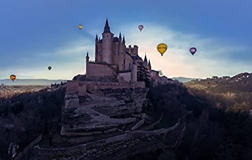 1000-teiliges Segoviale-Heißluftballon-Puzzle für Erwachsene und Teenager, Puzzle für Kinder, zum Geburtstag, Erntedankfest, 50 x 70 cm von TNTEVX