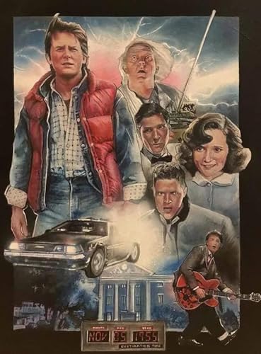 2000-teiliges Puzzle, Klassische Michael J.Fox-Vintage-Filmplakate für Erwachsene, Familien-Lernspielzeug, 70 x 100 cm von TNTEVX