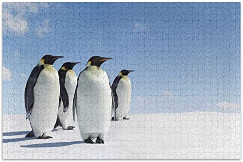 2000-teiliges Puzzle für Erwachsene und Kinder, süßes Tier-Pinguin-Puzzle, Lernspiele, Heimdekoration, 70 x 100 cm von TNTEVX