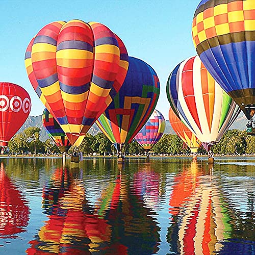 Pieces of Jigsaw Puzzles for Hot Air Balloons for Adults and Young People, Each Piece is a Challenging Decompression Fun Puzzle/38 * 26cm von TNTEVX