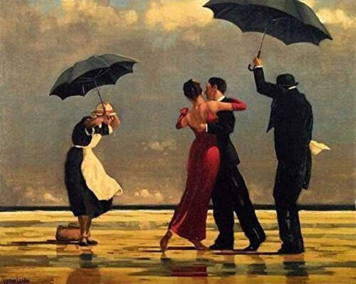 Puzzle 1000 Teile „Der singende Butler“ von Jack Vettriano, 3D-Puzzle, Kinderspiele, klassisches Spielzeug, Puzzle für Erwachsene, 26 x 38 cm von TNTEVX