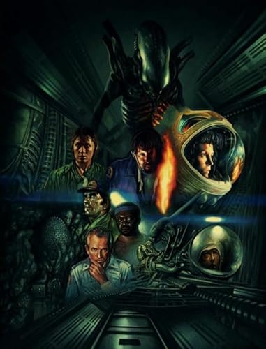 Puzzle 1000 Teile Alienss Klassisches Horrorfilmplakat Dekompressionsspiel Für Erwachsenenspielzeug Gt473Zw 50x70CM von TNTEVX