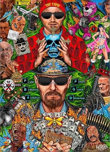 Puzzle 1000 Teile Breakings Bad Filmplakat Für Erwachsene Familien Puzzle Spielzeug Dekompressionsspiel Gt638Zw 38x52CM Puzzle 1000 Teile Breakings Bad Filmplakat Für Erwachsene Familien Puzzle Spielzeug Dekompressionsspiel Gt638Zw 38x52CM von TNTEVX