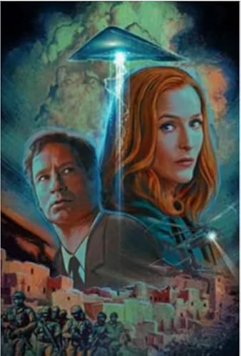 Puzzle 1000 Teile Fox.Mulder Thriller Suspense Film Puzzles Lernspielzeug für Erwachsene Kx358Zy 50x70CM von TNTEVX