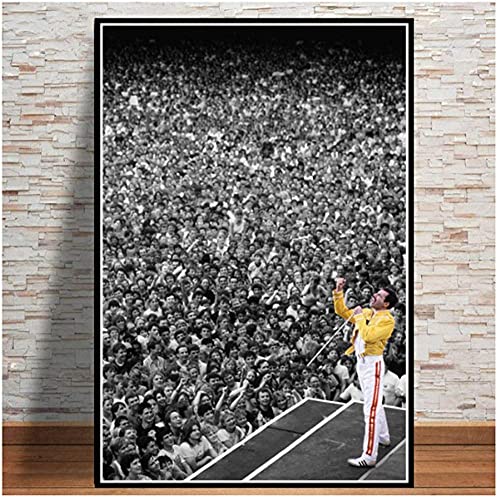 Puzzle 1000 Teile Freddie Mercury Bohemian Rockmusik Star Papier für Erwachsene Kinder Spiele Lernspielzeug 26x38CM von TNTEVX