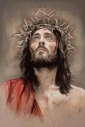 Puzzle 1000 Teile Jesus Ölgemälde Poster Puzzle Für Erwachsene Lernspiel Familiendekompressionsspielzeug Gt264Zw 50x70CM von TNTEVX