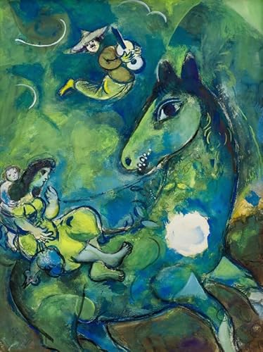 Puzzle 1000 Teile Mchagall Kunstwerk Poster Reproduktion Spielzeug Erwachsene Dekompressionsspiel 26x38CM von TNTEVX