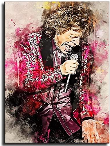 Puzzle 1000 Teile Papiermontage Bild Mick Jagger Poster Spiele für Erwachsene Lernspielzeug 50x70CM von TNTEVX