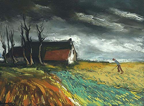 Puzzle Puzzle für Erwachsene 1000 Teile Gemälde Maurice De Vlaminck Lernspielzeug Freizeit DIY Spiel Geschenk Puzzle Puzzle 38x52CM von TNTEVX