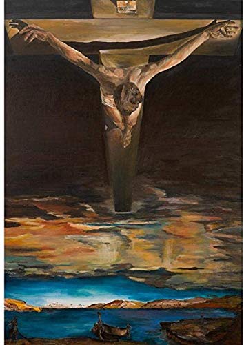 Puzzle Salvador Dali Adults Puzzle Jigsaw 1000 Pieces, Christ of Saint John of The Surrealist Religious Puzzles, Intellectual Toys Game 38 * 26cm Puzzle Salvador Dali Adults Puzzle Jigsaw 1000 Pieces, Christ of Saint John of The Surrealist Religious Puzzles, Intellectual Toys Game 38 * 26cm von TNTEVX