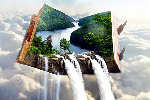 Puzzle and Decompression Puzzle Waterfall Puzzle Game for Adults and Children 38x52CM von TNTEVX