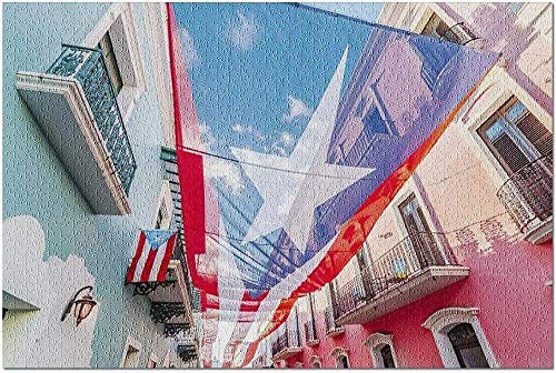 Puzzle für Erwachsene, 2000 Teile, Puzzle San Juan, Puerto Rico, Stadtstraßenschild, 70 x 100 cm von TNTEVX