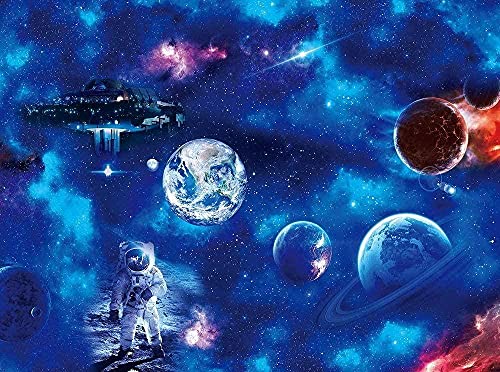 Puzzle für Erwachsene, 2000 Teile, schwierig, Raumschiff, Astronaut, Weltraum, Puzzle 2000 Teile für Erwachsene, 70 x 100 cm von TNTEVX