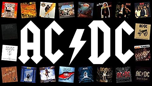 Puzzle für Erwachsene 1000 Teile ACDC Rockband Puzzles für Kinder Lernspielzeug Denkspiel Geschenk Teenager DIY Home Entertainment Spielzeug 26x38CM von TNTEVX