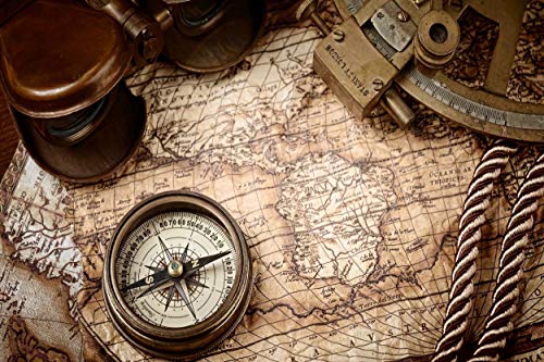 Wooden Puzzle Toy Art DIY Decoration Compass and Sea Map Adult Jigsaw Puzzle 1000 Pieces Decoration painting50x70CM von TNTEVX