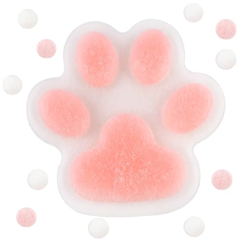 TOAOB 1 Stück Rosa Squeeze Spielzeug Katzenpfote Sensorische Anti Stress 14 cm Big Cat Paw Squeeze Quetschspielzeug Flauschige Silikon Pfote Katzenpfoten Relief Stressabba von TOAOB THE ONE AND ONLY BABY