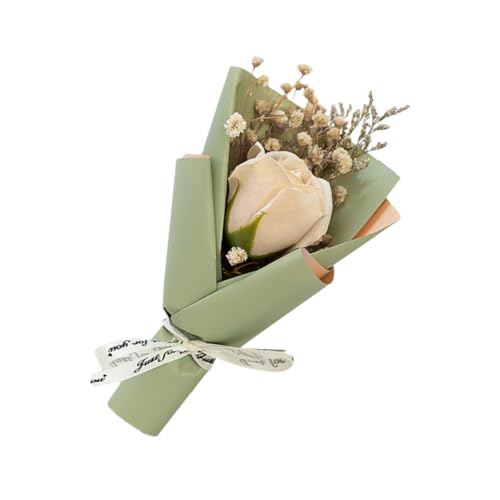 TOBBOMEY 1 Künstlicher Blumenstrauß DIY Ewige Blumen Blumen-Layout-Requisiten Getrocknete Pflanze Selber Machen Getrockneter Blumenstrauß Blumenornament Trockenblumen Selber Machen Plastik von TOBBOMEY