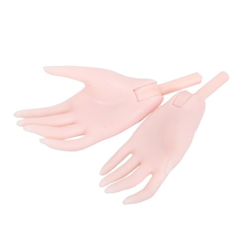 TOBBOMEY 1 Paar Puppenpalme Mini-Hand Für Puppe Mini-realistische Hand Handmodell Kleine Dinge Puppe Puppenzubehör Selber Machen Mini-Sachen Für Die Puppe Handanzeige Hand-spa Plastik Beige von TOBBOMEY