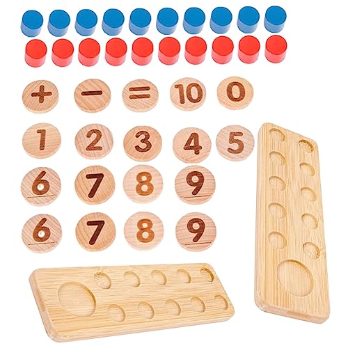 TOBBOMEY 1 Satz Gegenspielzeug Homeschool-Zubehör Kleinkind-Puzzle Kinder Puzzle rätselbuch Kinder Spielzeug zum frühen Lernen für Kleinkinder kognitives Spielzeug für Kinder hölzern von TOBBOMEY