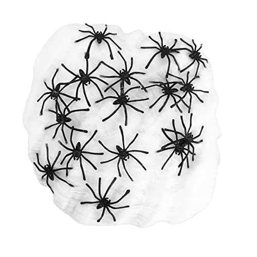 TOBBOMEY 1 Satz Halloween Spider Toys Dekorative Spinnen-Requisiten Festivalbedarf (schwarz) von TOBBOMEY