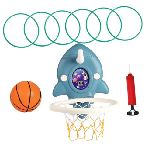 TOBBOMEY 1 Satz Indoor-Basketballkörbe Indoor-Basketballspielzeug Basketballkorb für Kinder Kinderspielzeug Toys mädchen Spielzeug Cartoon-Basketballkörbe Indoor-Basketballkorb Abs von TOBBOMEY