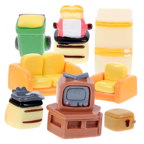 TOBBOMEY 1 Satz Mini-Möbel für kinderspielzeug Kid Toys Miniaturen-Set Children Toys Miniatur-Küchenszenen-Requisite Zubehör für Puppenhäuser Puppenhausangebot Harz von TOBBOMEY