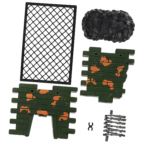 TOBBOMEY 1 Satz Mini-militärzubehör Militärspielzubehör Kinderspielzeug Blockspielzeug Barrikadenspielzeug Für Kinder Rollenspielspielzeug Für Kleinkinder Mini-zubehör Mini-Spielzeug Harz von TOBBOMEY