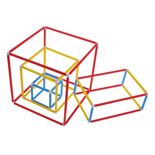 TOBBOMEY 1 Satz solide Geometrie Revers Broschen für die Grundschule Mathe Lernspielzeug STEM Bildungsspielzeug Mathe-Verbindungsspielzeug Stammbauspielzeug für von TOBBOMEY