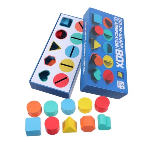 TOBBOMEY 1 Schachtel Holzfarben Sortierbox Montessori Lernspielzeug für Kleinkinder Farbenfrohes Formen Steckspiel zur Feinmotorik und Sowie Formerkennung Nachhaltiges Pädagogisches für TOBBOMEY 1 Schachtel Holzfarben Sortierbox Montessori Lernspielzeug für Kleinkinder Farbenfrohes Formen Steckspiel zur Feinmotorik und Sowie Formerkennung Nachhaltiges Pädagogisches für von TOBBOMEY