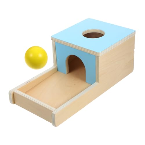 TOBBOMEY 1 Set-Box Pitching-Box für die Früherziehung Ebene Spielküche Poolspielzeug für Motorikspielzeug für Lustiges Kinderspielzeug Holz Sky-Blue von TOBBOMEY