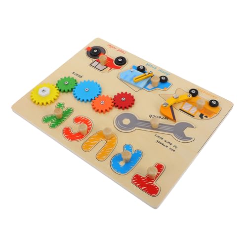 TOBBOMEY Busy Board Baby kognitives Spielzeug für Jungen und Mädchen interaktives Spielzeug Holz Vorschul-Lernspielzeug Baby pädagogisches Spielzeug von TOBBOMEY