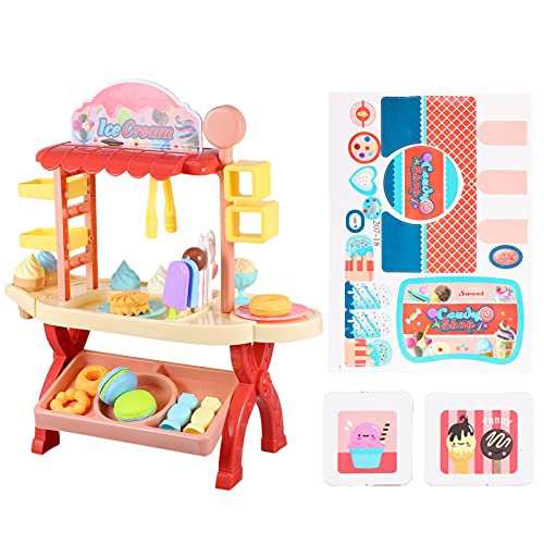 TOBBOMEY 1 Set Eiscreme Wagenspielzeug Mini Candy Cart Talend Spielen Spielzeug Für Kinder von TOBBOMEY