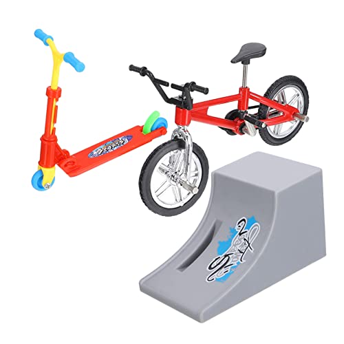 TOBBOMEY 1 Set Fingerfahrrad Mini Spielzeug Für Kinder Spielzeug Für Kinder Fingerroller Spielzeug Kinder Sportspielzeug Abziehset Fingerspielzeug Kinderroller Kinderfahrrad von TOBBOMEY