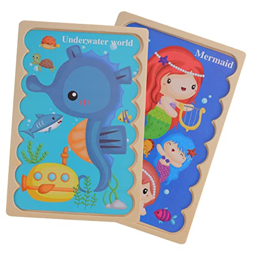 TOBBOMEY 1 Set Kinder Bar Puzzle Kleinkind Kognitionspuzzle Montessori Spielzeug Für 2 Puzzles Für Kleinkinder 1–3 Kinder Frühes Lernspielzeug Kinder Vorschulspielzeug Kinder Puzzle von TOBBOMEY