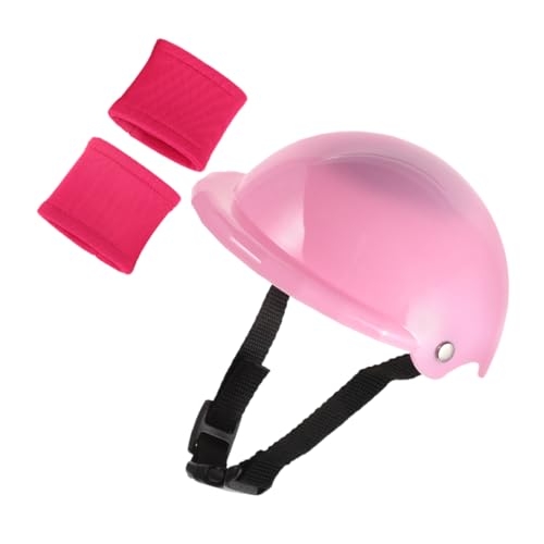 TOBBOMEY 1 Set Puppenzubehör Mädchenspielzeug Outdoor Spielzeug Spielzeug Puppe Fahrradhelm Puppensicherheitsausrüstung Puppenabenteuerausrüstung Helm Für 18 Zoll Puppen 18 Zoll von TOBBOMEY