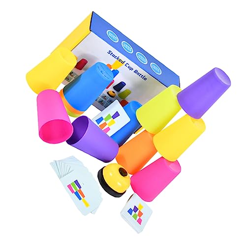 TOBBOMEY 1 Set Stapel Tasse Spielzeug Kinder Stapeln Spiele Spielzeug Kinder Pädagogische Spielzeug von TOBBOMEY