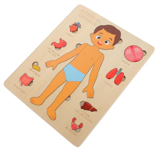 TOBBOMEY 1 Set Strukturpuzzle Für Den Menschlichen Körper Kinderpuzzles Kinderpuzzles Werkzeuge Für Kinderwerkzeuge Menschliche Organe Puzzle Für Körperorgane Kognitives von TOBBOMEY