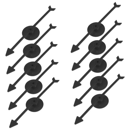 TOBBOMEY 10 Stück Teiliges DIY Drehplatten Zubehör Schwarzer Zeiger Drehspiel Spielbrett Bastelset Pädagogisches für Party und Unterricht TOBBOMEY 10 Stück Teiliges DIY Drehplatten Zubehör Schwarzer Zeiger Drehspiel Spielbrett Bastelset Pädagogisches für Party und Unterricht von TOBBOMEY