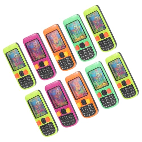TOBBOMEY 10 Stück Teiliges Handheld Water Game Wasserspielzeug in Bunten Farben Kreatives Leichtes Mini Ringwurfspiel im Handy Design für Party Mitgebsel und für Geburtstag und Feiertage TOBBOMEY 10 Stück Teiliges Handheld Water Game Wasserspielzeug in Bunten Farben Kreatives Leichtes Mini Ringwurfspiel im Handy Design für Party Mitgebsel und für Geburtstag und Feiertage von TOBBOMEY