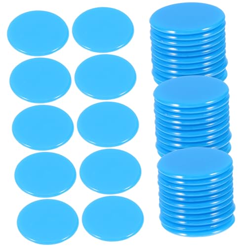 TOBBOMEY 100 Stück Bingo Chips Blaue Zählsteine Spielchips mit Glatten Kanten für Lernspiele Mathematische Modellierung und Partyzubehör TOBBOMEY 100 Stück Bingo Chips Blaue Zählsteine Spielchips mit Glatten Kanten für Lernspiele Mathematische Modellierung und Partyzubehör von TOBBOMEY