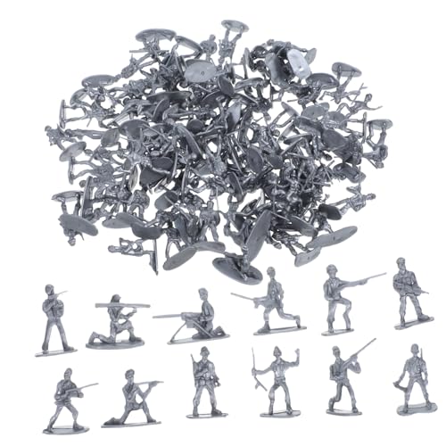 TOBBOMEY 100 Stück Mini Soldaten Figuren Militärisches Spielzeugset aus Kunststoff Detailreiche Miniatur Soldat Modelle für Sandtisch Dekoration Realistische Mini Figuren für Sammler TOBBOMEY 100 Stück Mini Soldaten Figuren Militärisches Spielzeugset aus Kunststoff Detailreiche Miniatur Soldat Modelle für Sandtisch Dekoration Realistische Mini Figuren für Sammler von TOBBOMEY