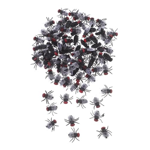 TOBBOMEY 100 Stück Realistische Künstliche Fliegen Material Für Halloween Party Streich Karneval Dekoration Lustige Insektenspielzeuge TOBBOMEY 100 Stück Realistische Künstliche Fliegen Material Für Halloween Party Streich Karneval Dekoration Lustige Insektenspielzeuge von TOBBOMEY