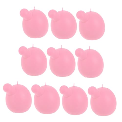 TOBBOMEY 10 Stück Quetschbälle Einsätze Spielzeug Einsätze für PVC Kernbälle Stofftiere Rosa von TOBBOMEY