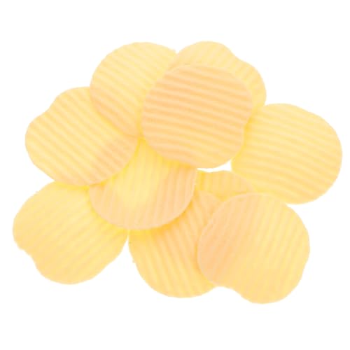 TOBBOMEY 10st Simulierte Kartoffelchips Essen Gefälschte Essensrequisite Wegbraten Pommeskorb Zum Servieren Wurstbecher Gefälschte Kartoffeln Fälschung Künstliches Fastfood Zinn PVC von TOBBOMEY