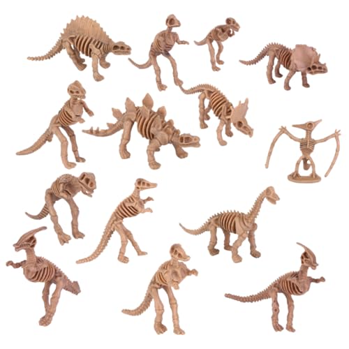 TOBBOMEY 12 Stück Teiliges Dinosaurier Skelett aus Umweltfreundlichem Kunststoff Realistische Dino Figuren für Pädagogisch Bedeutend zum Sammeln und Dekorieren TOBBOMEY 12 Stück Teiliges Dinosaurier Skelett aus Umweltfreundlichem Kunststoff Realistische Dino Figuren für Pädagogisch Bedeutend zum Sammeln und Dekorieren von TOBBOMEY