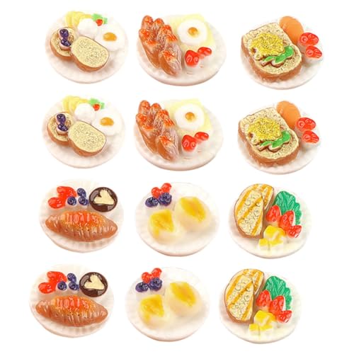 TOBBOMEY 12 Stück Teiliges Miniatur Dessert Modell Farbenfrohe Harz Desserts für Puppenhausdekoration Mini Haus Küche Szene Lebensechte Miniatur Lebensmittel Kreative DIY Accessoires TOBBOMEY 12 Stück Teiliges Miniatur Dessert Modell Farbenfrohe Harz Desserts für Puppenhausdekoration Mini Haus Küche Szene Lebensechte Miniatur Lebensmittel Kreative DIY Accessoires von TOBBOMEY
