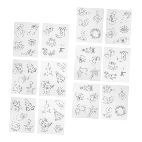 TOBBOMEY 12 Stück Teiliges Weihnachtsschrumpffolien mit Weihnachtsmotiven Hitzebeständig Bruchfest Schrumpfgröße Beidseitig Unterschiedlich Strukturierte Bastelfolie für DIY Kreativprojekte TOBBOMEY 12 Stück Teiliges Weihnachtsschrumpffolien mit Weihnachtsmotiven Hitzebeständig Bruchfest Schrumpfgröße Beidseitig Unterschiedlich Strukturierte Bastelfolie für DIY Kreativprojekte von TOBBOMEY