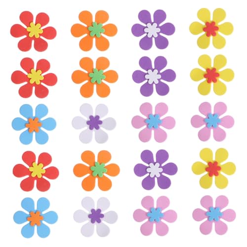 TOBBOMEY 160 Stück Teiliges Eva Schaumstoff Sticker Blumenförmig Selbstklebend für DIY Wanddekoration Bastelmaterial Ablösbar für Glatte Oberflächen Wie Türen Fenster Zufällige Farbe TOBBOMEY 160 Stück Teiliges Eva Schaumstoff Sticker Blumenförmig Selbstklebend für DIY Wanddekoration Bastelmaterial Ablösbar für Glatte Oberflächen Wie Türen Fenster Zufällige Farbe von TOBBOMEY