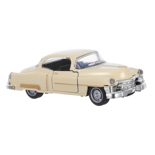 TOBBOMEY 1stk Automodell Aus Legierung Druckguss Vintage Wohnkultur Modell Spielzeugauto Automodellbausatz Alte Modellautos Retro-tischdekoration Vintage-LKW- Auto Handwerk Rc Beige von TOBBOMEY